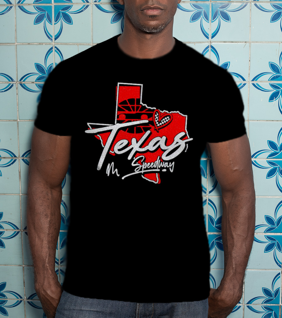 Texas Speedway Love Racing Heart T-Shirt