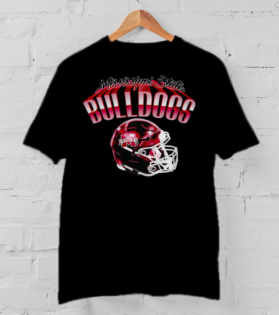 Mississippi State Bulldogs Helmet T-Shirt