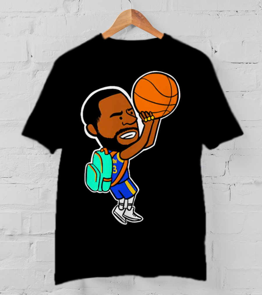 Dray Backpack Basketball Player Cartoon T-Shirt
