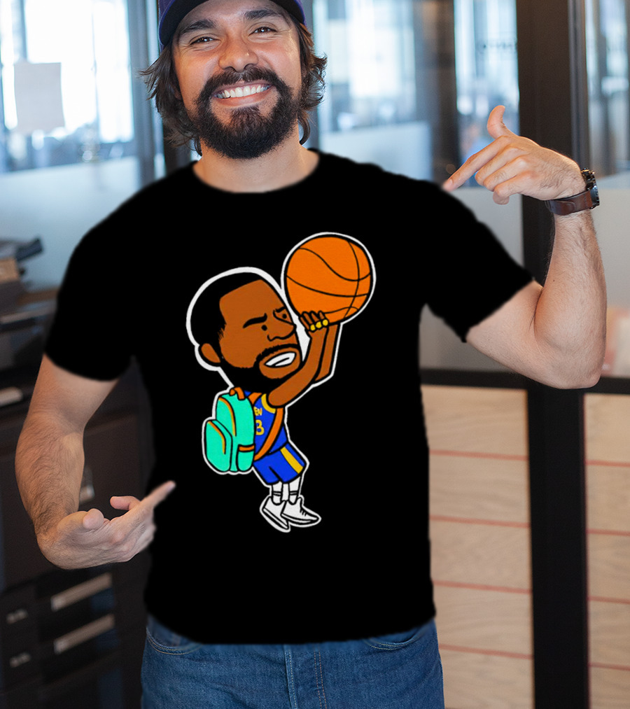 Dray Backpack Basketball Player Cartoon T-Shirt
