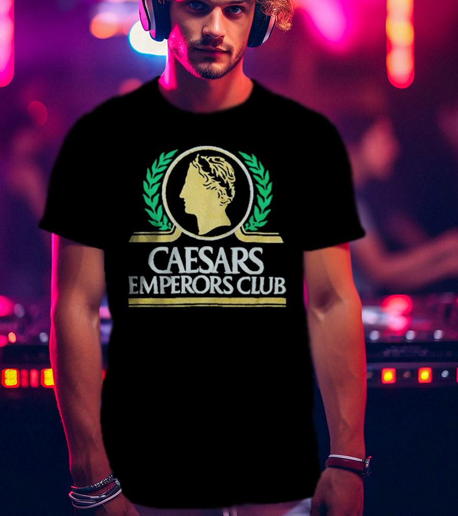 Caesars Emperors Club Laurel Wreath Profile T-Shirt