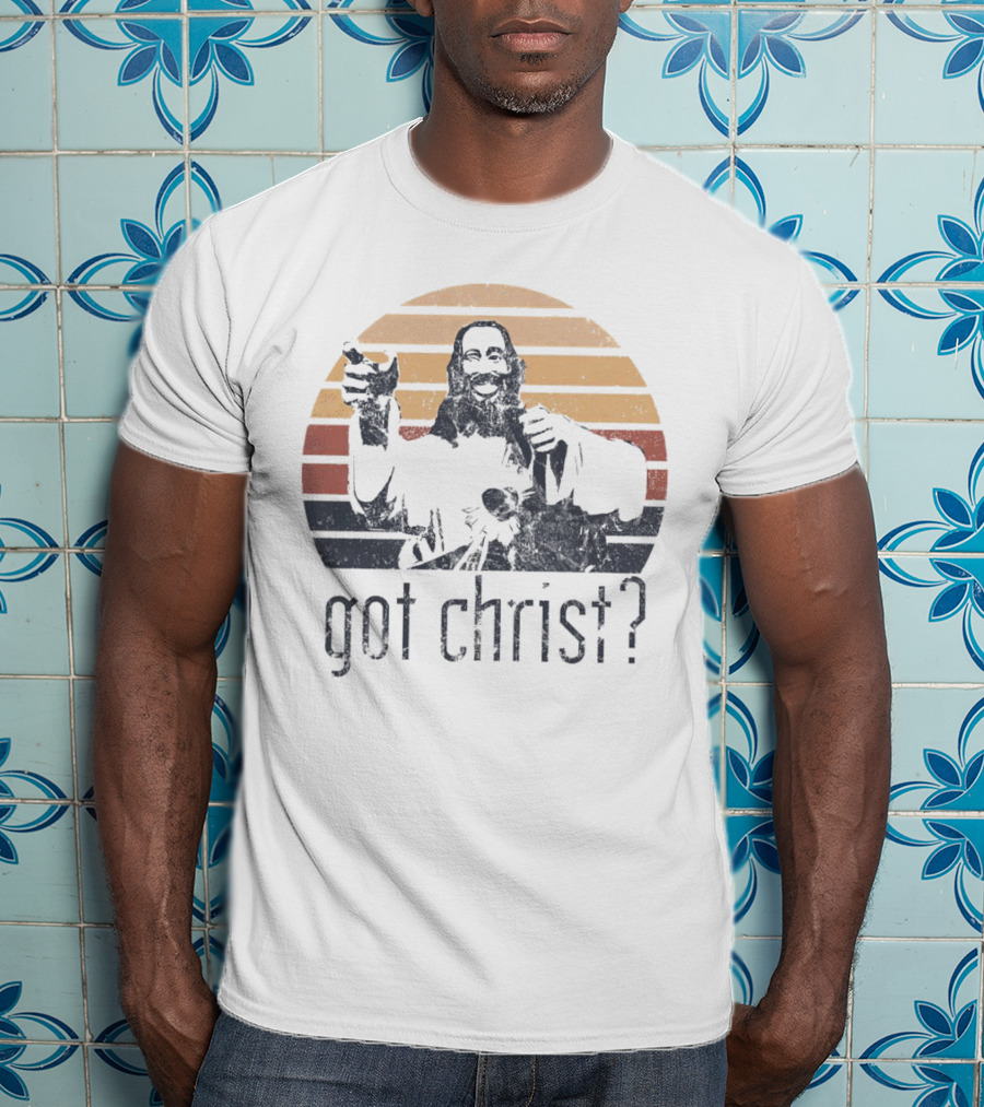 Got Christ Vintage Retro Sunset T-Shirt