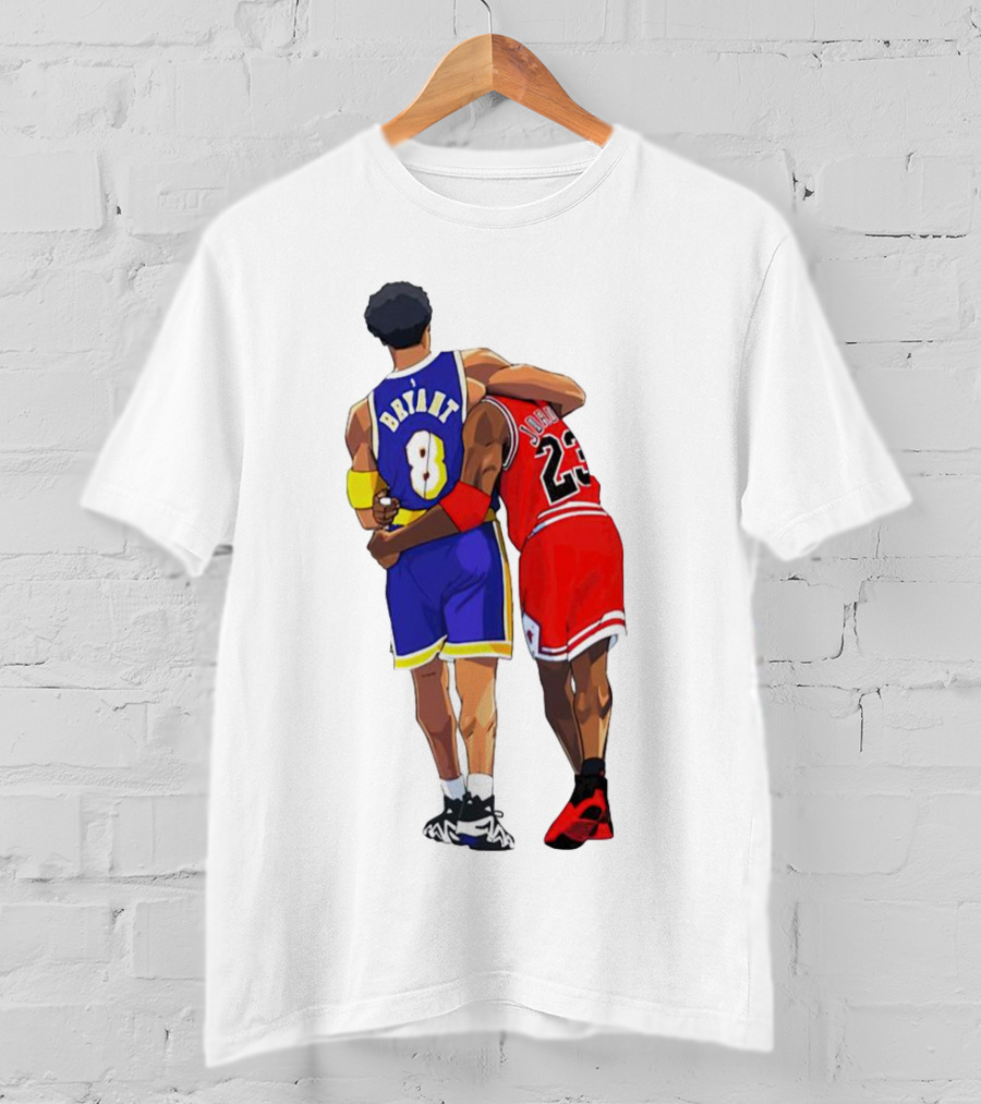 Kobe Bryant Michael Jordan Forever 8 23 Lakers Bulls T-Shirt