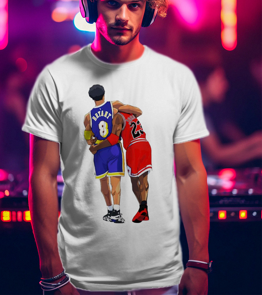 Kobe Bryant Michael Jordan Forever 8 23 Lakers Bulls T-Shirt