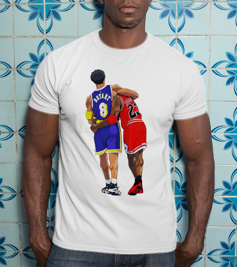 Kobe Bryant Michael Jordan Forever 8 23 Lakers Bulls T-Shirt