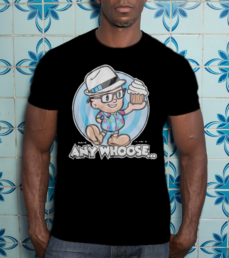 Paging Mr Morrow Any Whoose Cupcake Quirky Cartoon T-Shirt