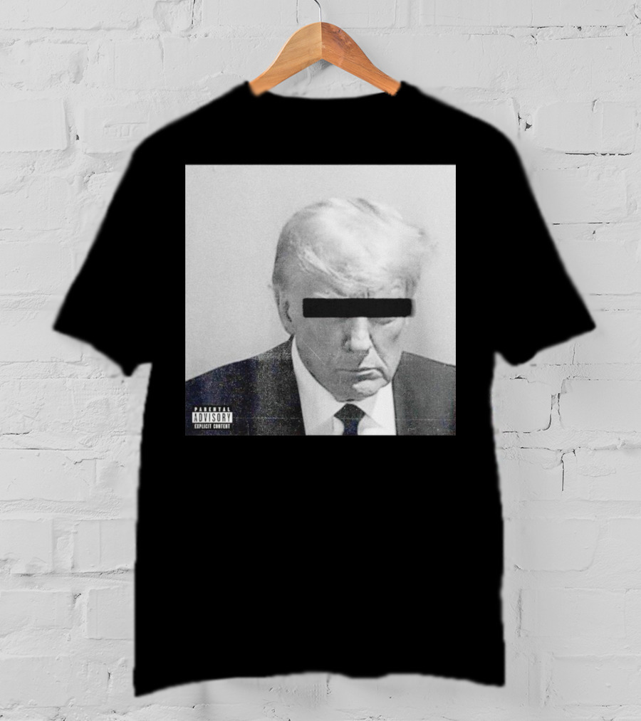 Parental Advisory Explicit Content Black Bar Over Eyes T-Shirt