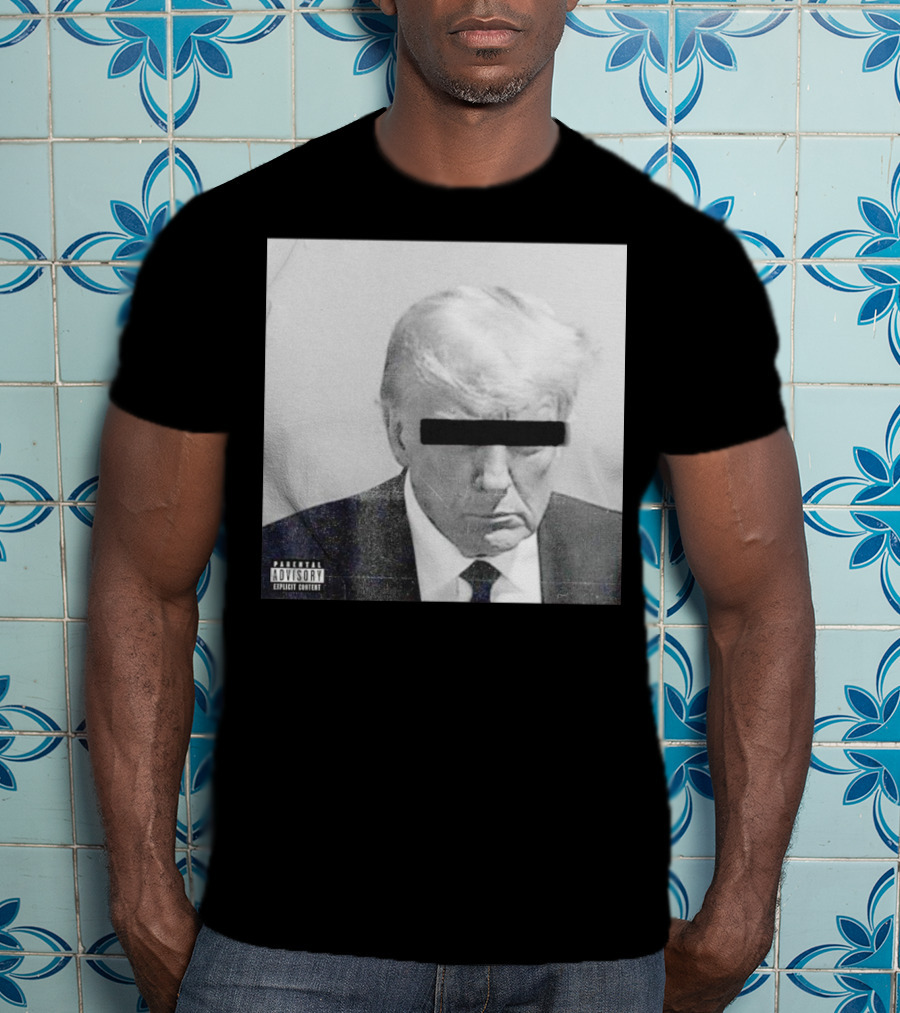 Parental Advisory Explicit Content Black Bar Over Eyes T-Shirt