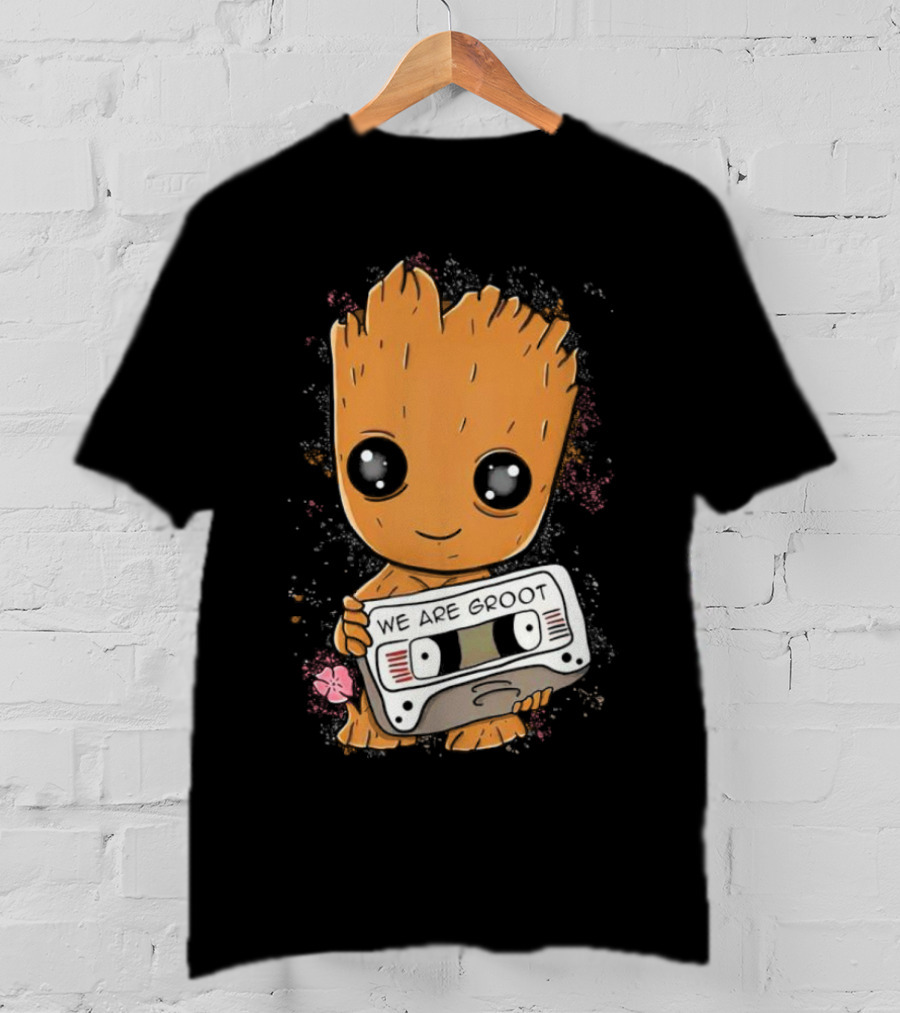 Cute We Are Groot Cassette Adorable T-Shirt