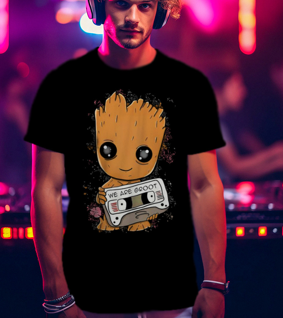 Cute We Are Groot Cassette Adorable T-Shirt