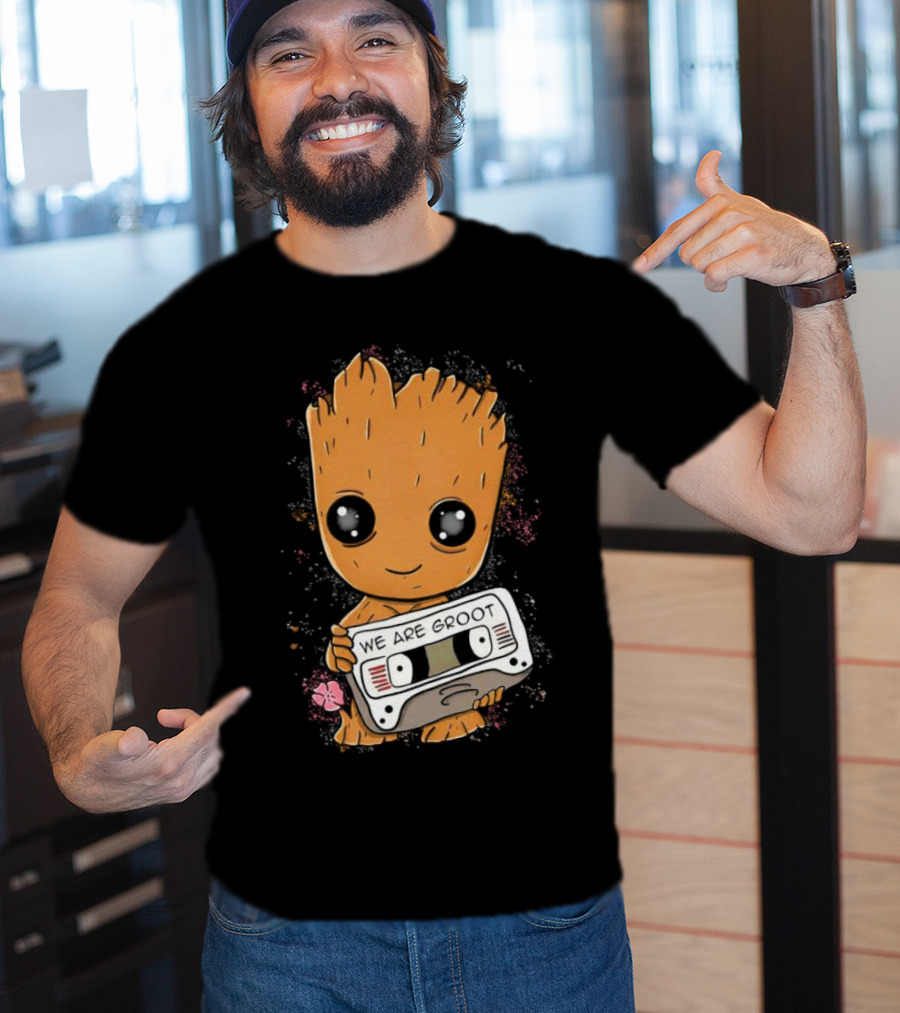 Cute We Are Groot Cassette Adorable T-Shirt