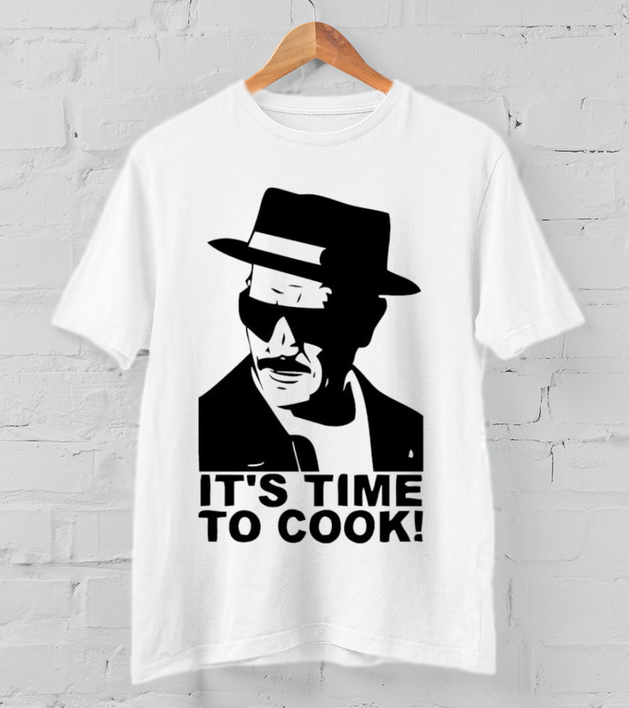 It's Time To Cook Heisenberg Silhouette Breaking Bad T-Shirt