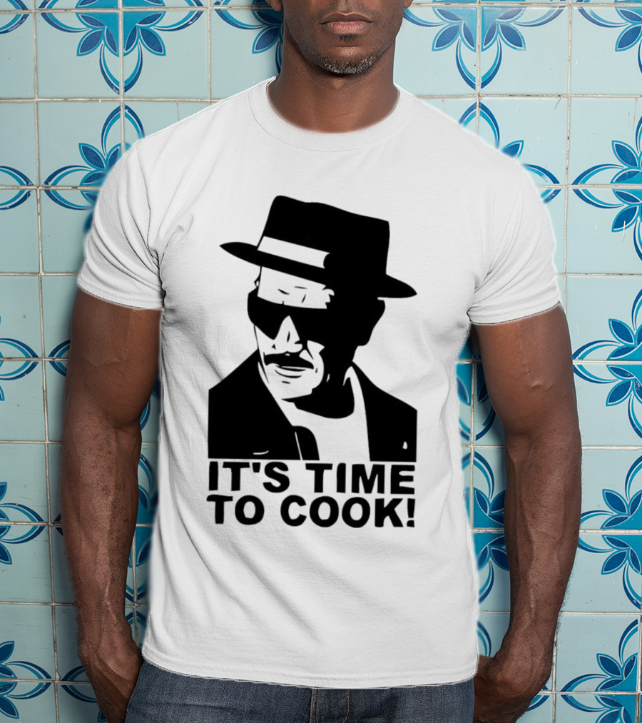 It's Time To Cook Heisenberg Silhouette Breaking Bad T-Shirt