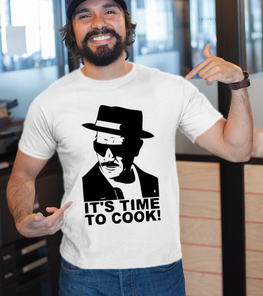 It's Time To Cook Heisenberg Silhouette Breaking Bad T-Shirt