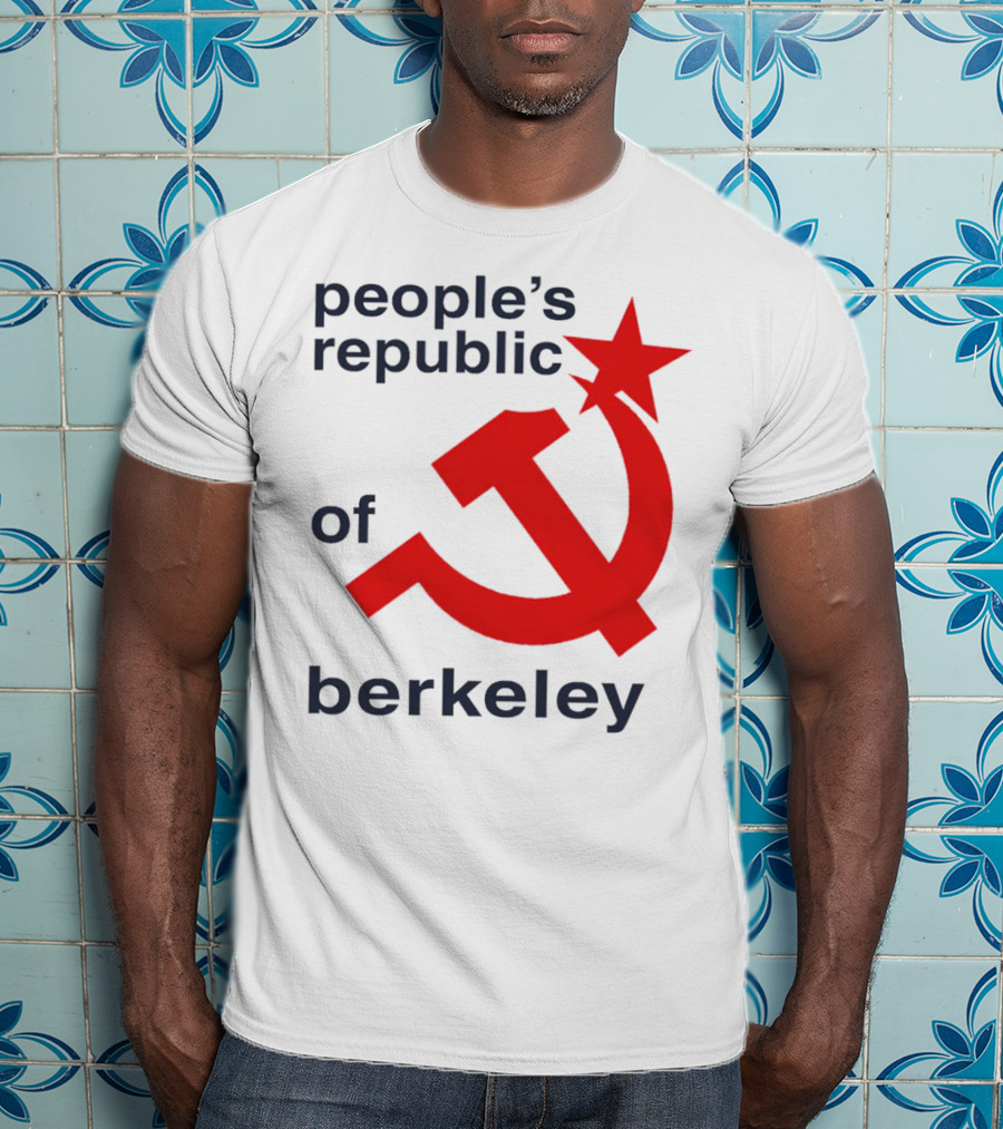 People's Republic Of Berkeley Communist Hammer And Sickle T-Shirt