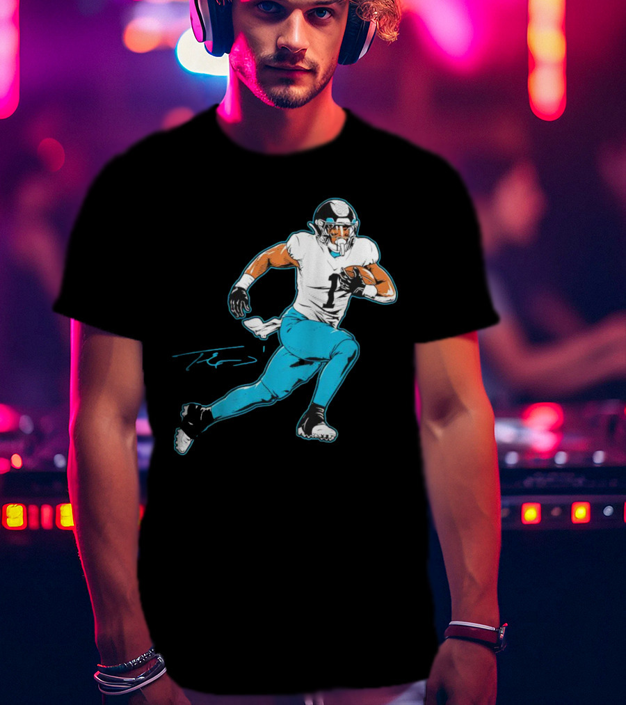 Travis Etienne Jacksonville Jaguars Signature Pose T-Shirt