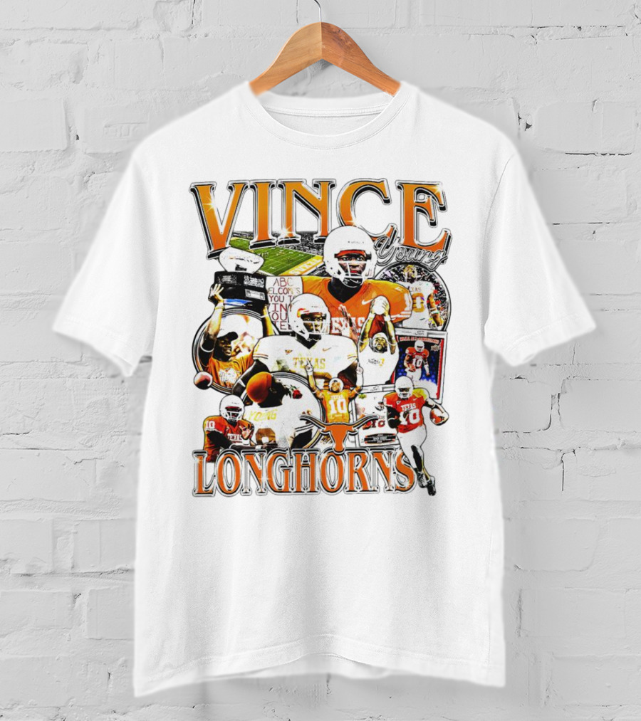 Vince Young Texas Longhorns Football Legends T-Shirt