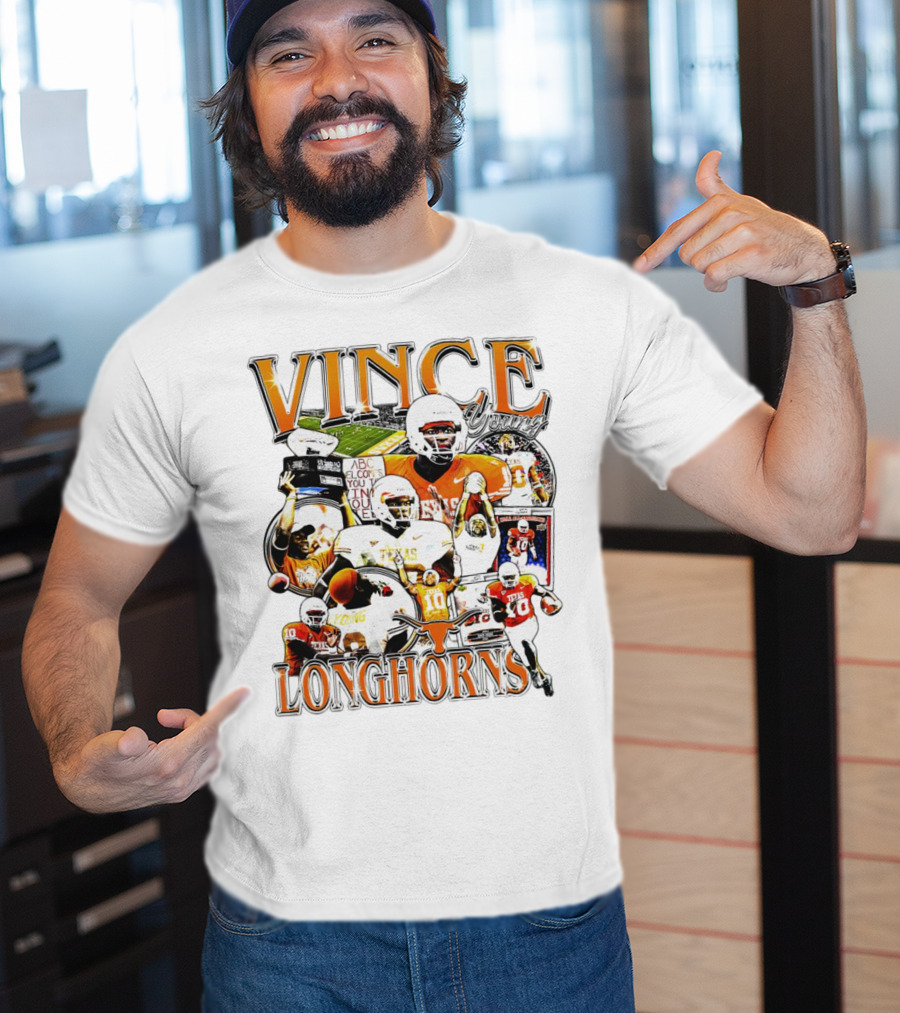 Vince Young Texas Longhorns Football Legends T-Shirt