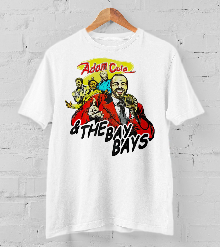Adam Cole And The Bay Bays Retro Singers Comic T-Shirt