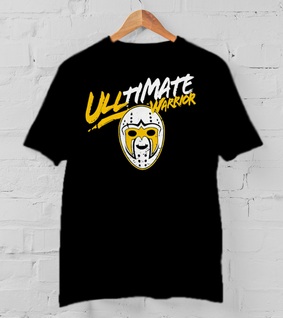 Boston Bruins Linus Ullmark Ultimate Warrior Mask T-Shirt