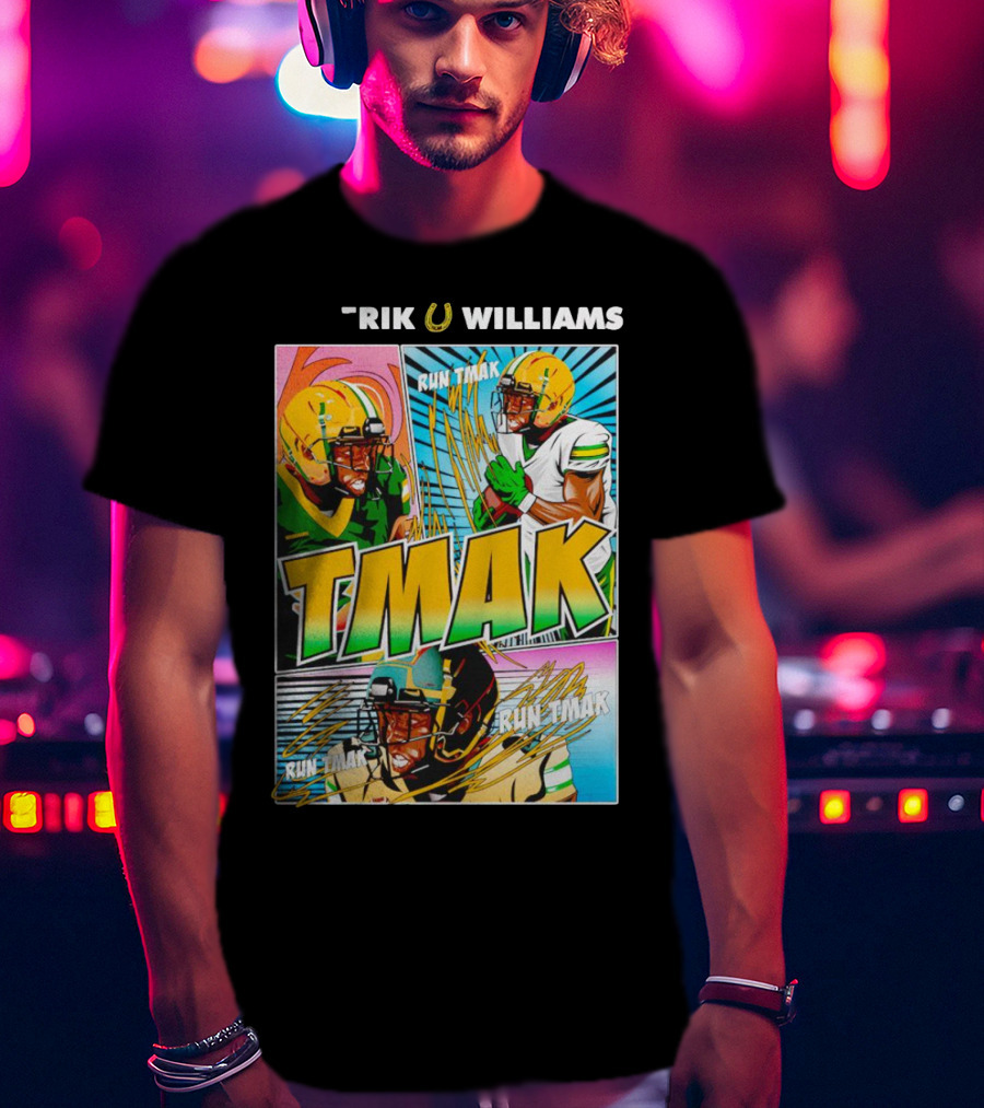 Tamerik Williams TMak Run Tmak North Dakota State Bison Football Comic T-Shirt