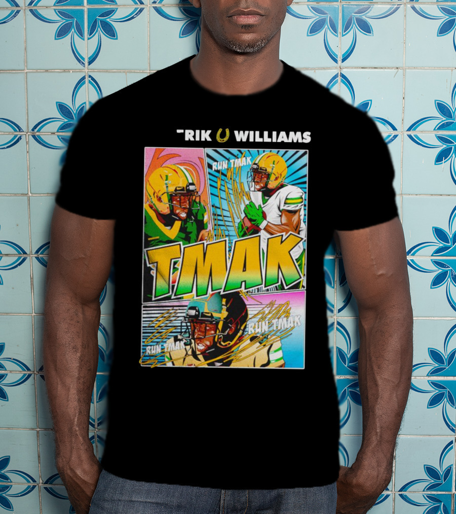 Tamerik Williams TMak Run Tmak North Dakota State Bison Football Comic T-Shirt