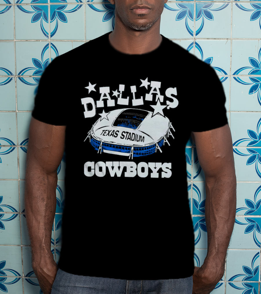 Dallas Cowboys Texas Stadium Vintage Stars Iconic Arena T-Shirt