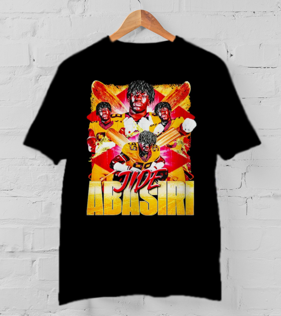 Jide Abasiri Minnesota Golden Gophers Vintage Football Collage T-Shirt