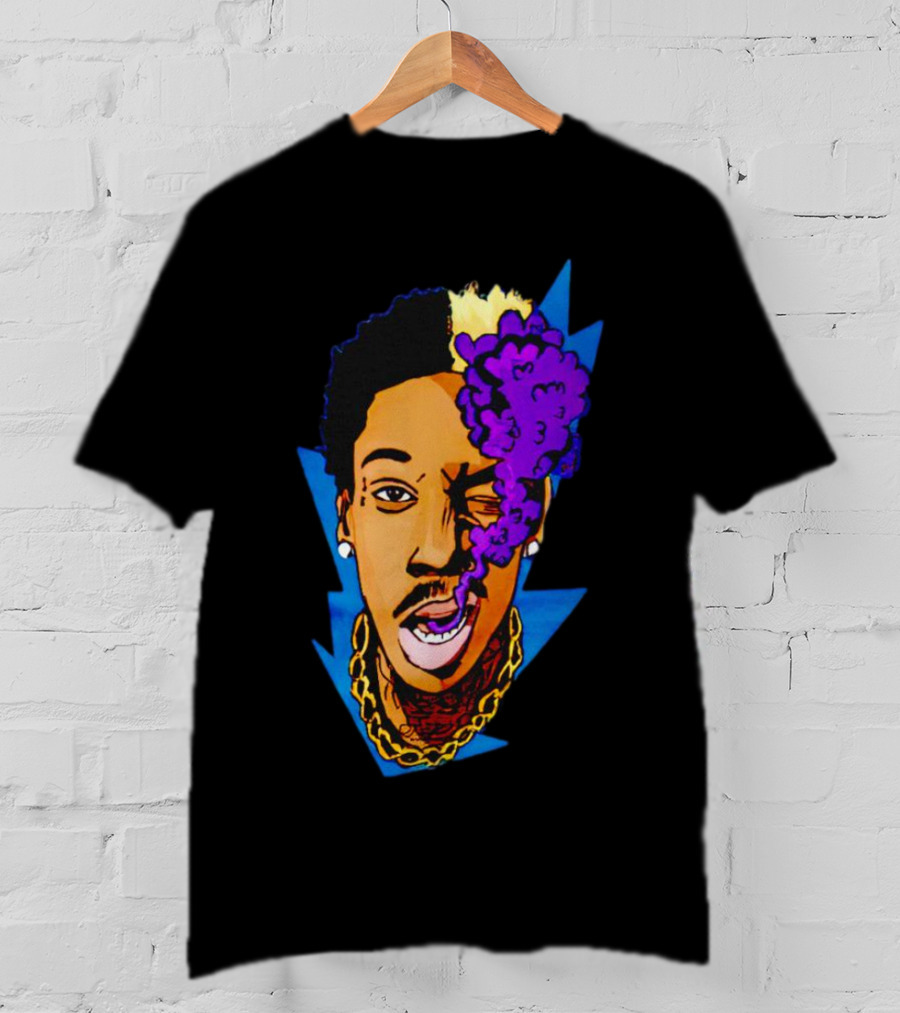 Wiz Khalifa Smoking Purple Cloud T-Shirt