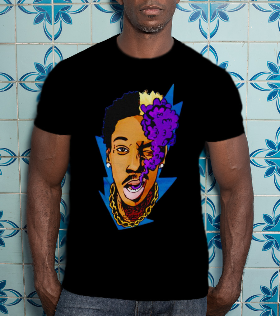 Wiz Khalifa Smoking Purple Cloud T-Shirt