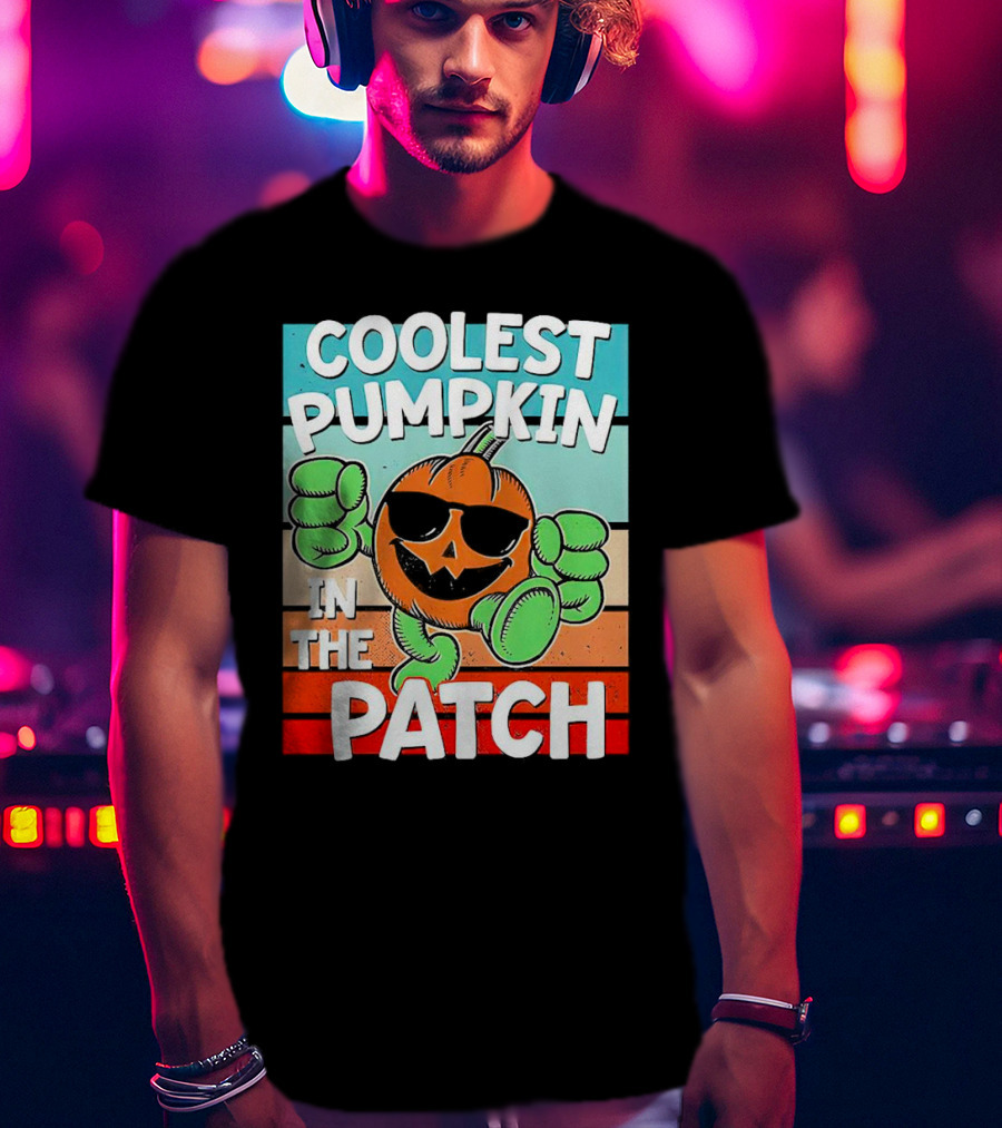 Coolest Pumpkin In The Patch Halloween T-Shirt