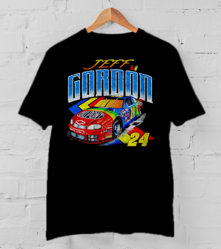 Jeff Gordon Dupont Monte Carlo NASCAR 24 Racing Car T-Shirt
