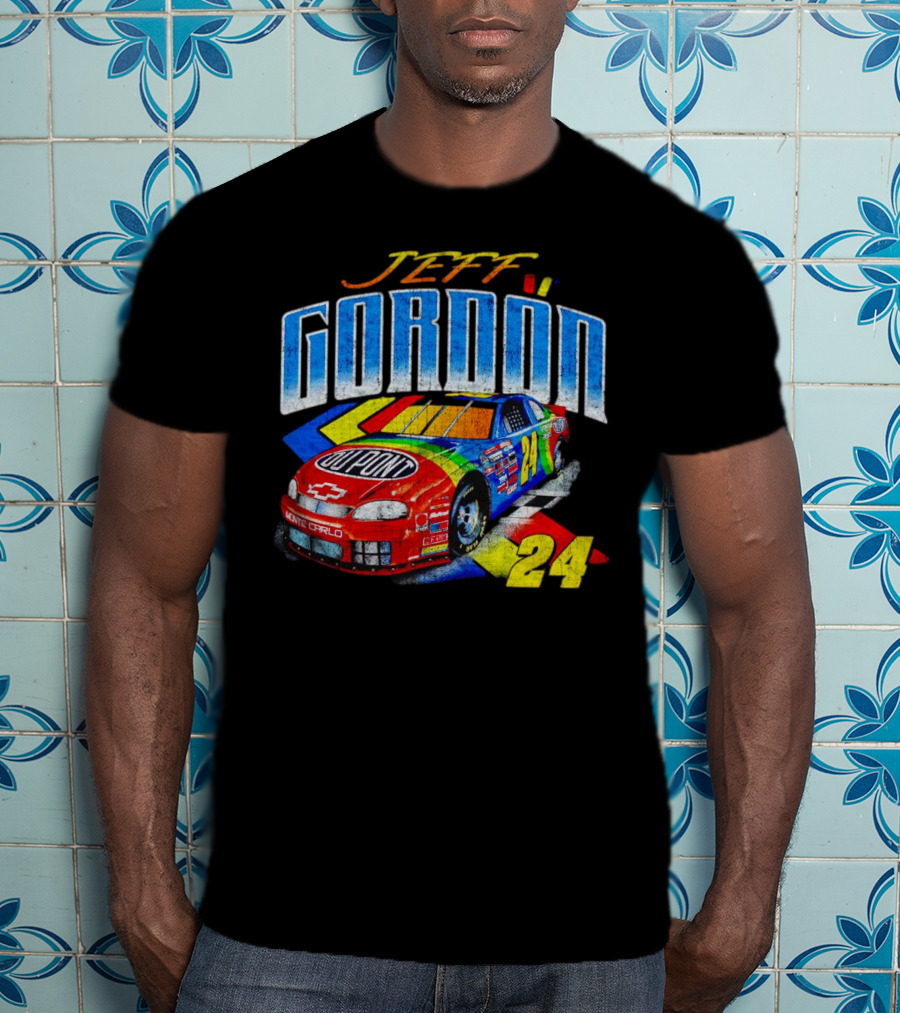 Jeff Gordon Dupont Monte Carlo NASCAR 24 Racing Car T-Shirt