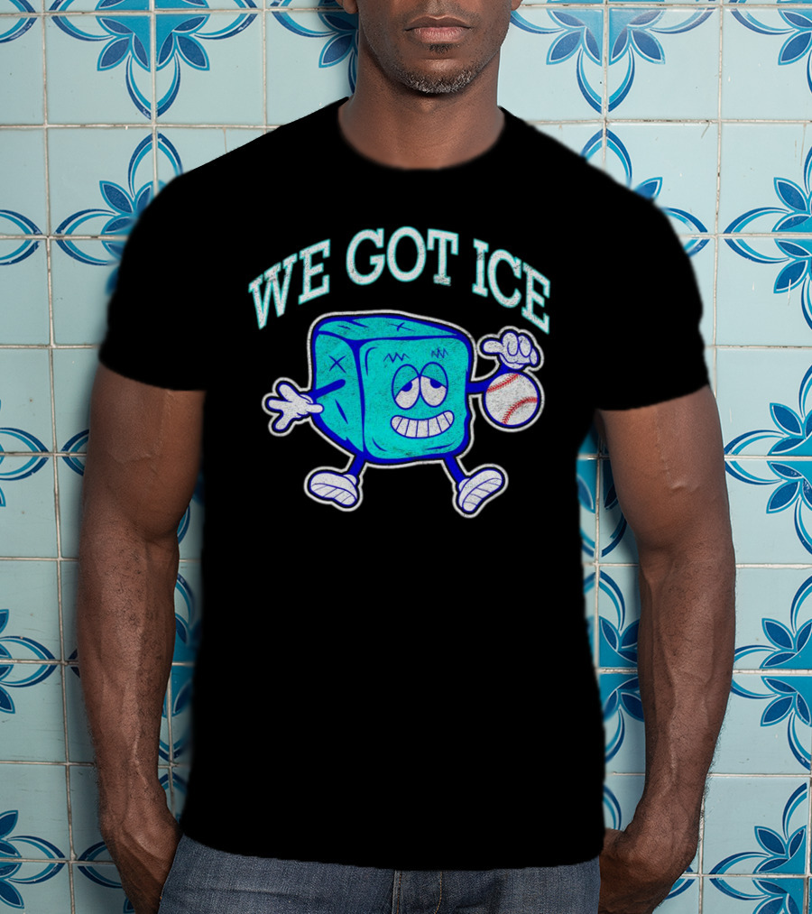 We Got Ice 90s Baseball Mascot T-Shirt