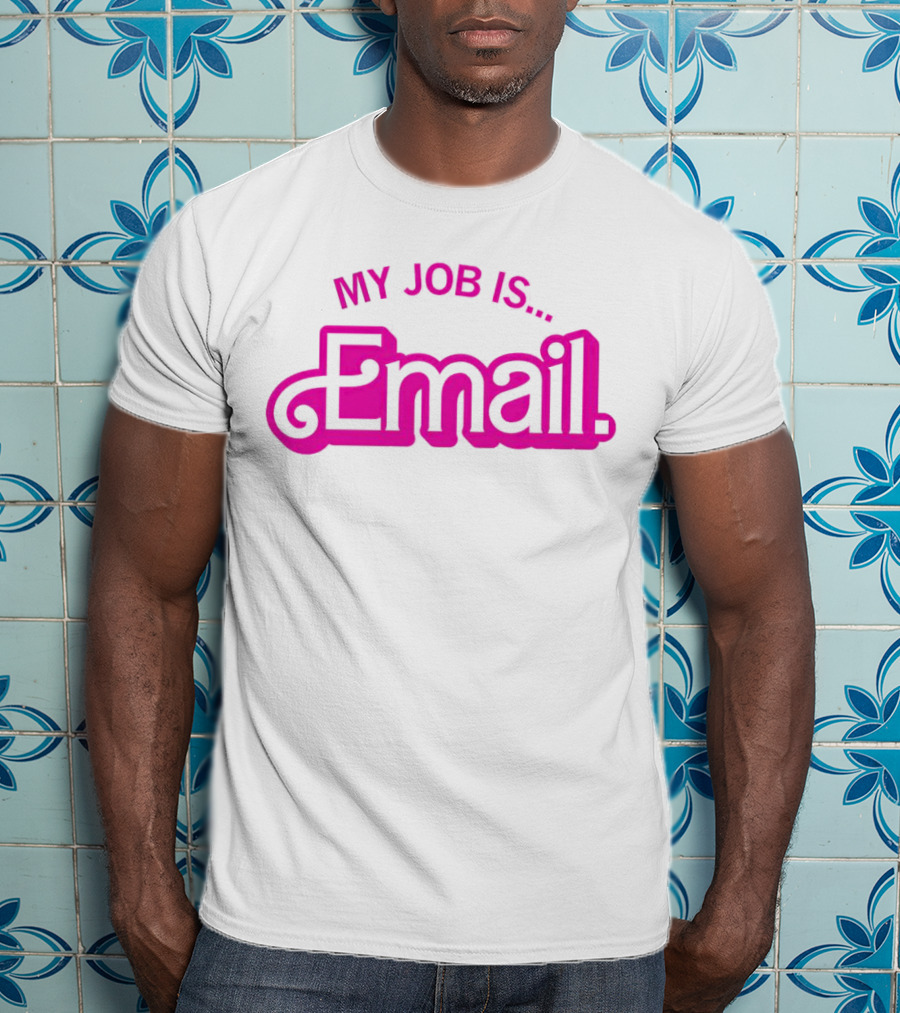 Barbie My Job Is Email Iconic T-Shirt