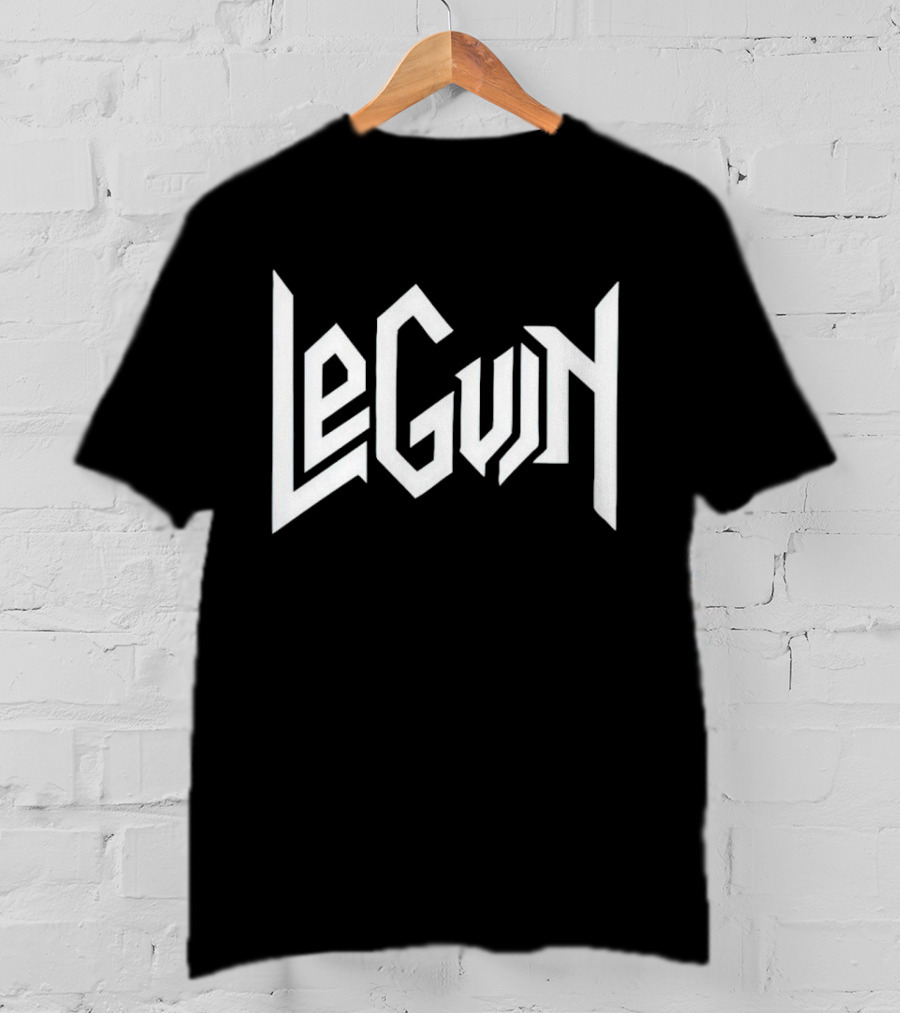 LeGuin Logo On Matt Bell T-Shirt