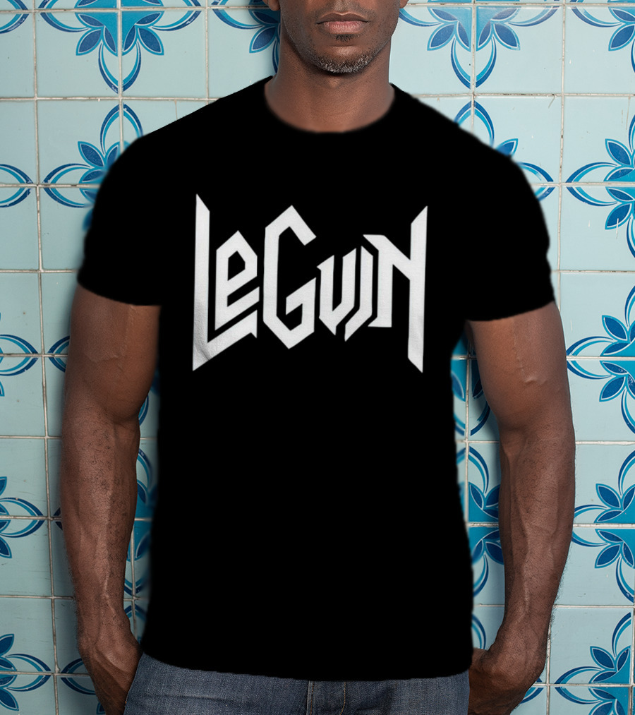 LeGuin Logo On Matt Bell T-Shirt