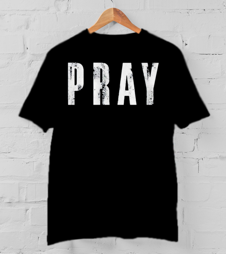 PRAY Distressed T-Shirt