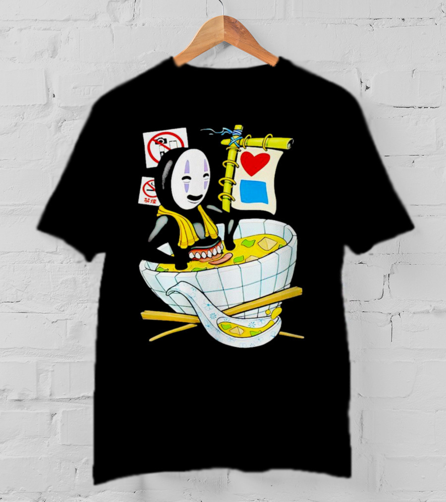 Bluetile Miso Bath No-Face Spirited Away T-Shirt