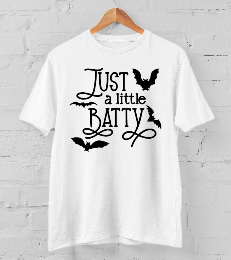 Just A Little Batty With Flying Bats T-Shirt