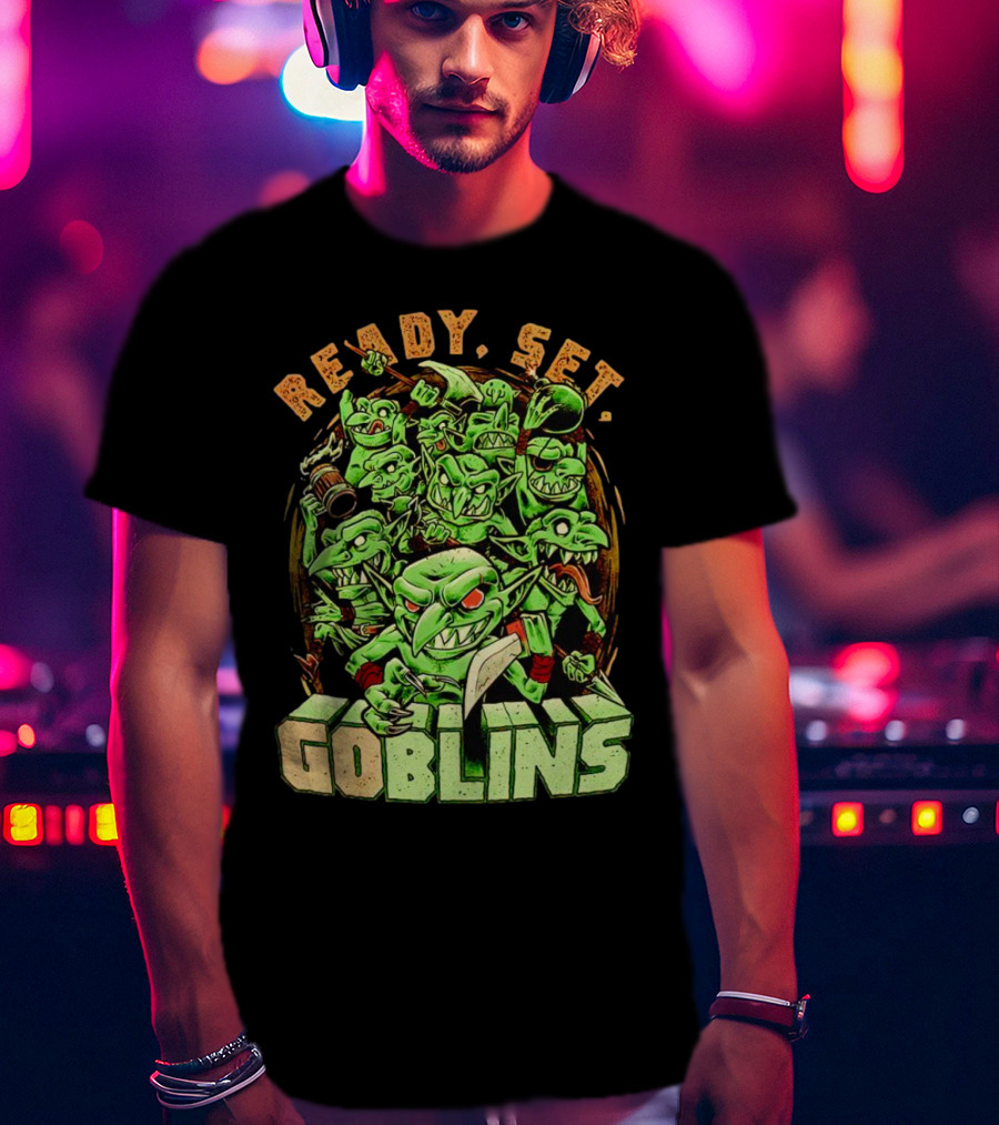 Ready Set Goblins Unleashed Chaos Pixel Perfection T-Shirt