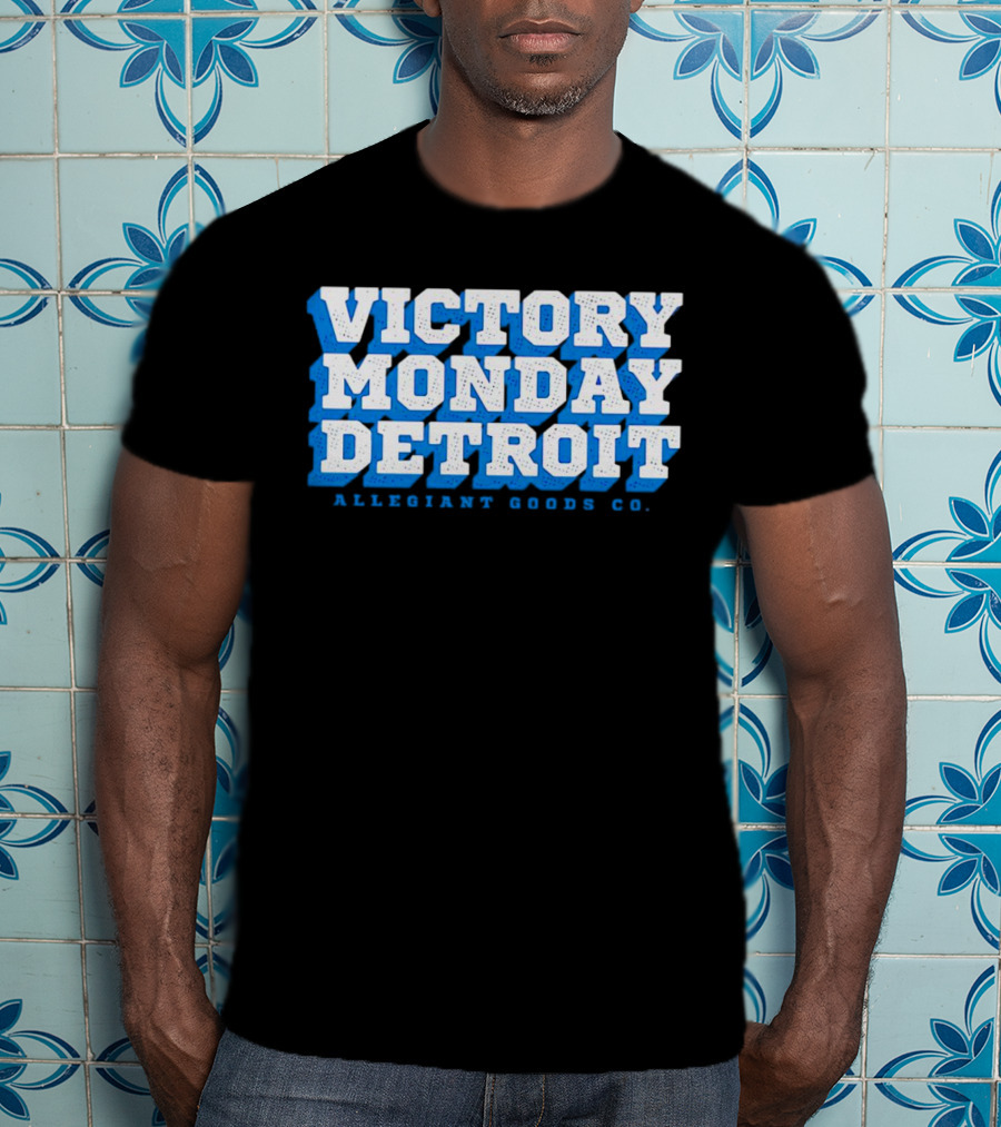 Victory Monday Detroit Allegiant Goods Co T-Shirt