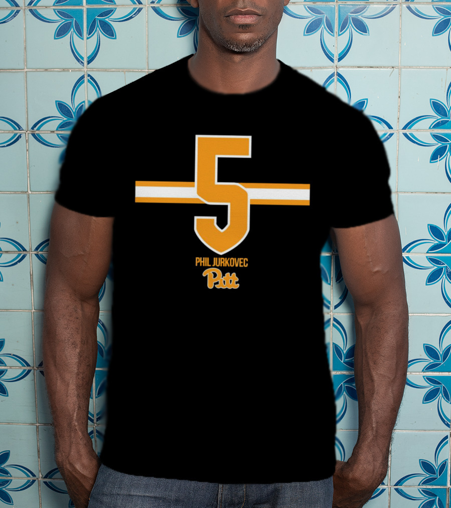 Phil Jurkovec 5 Pitt Panthers Football T-Shirt