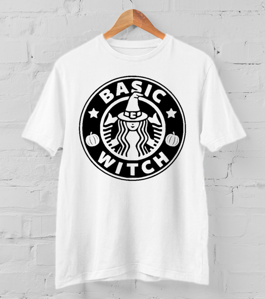 Basic Witch Starbucks Halloween T-Shirt