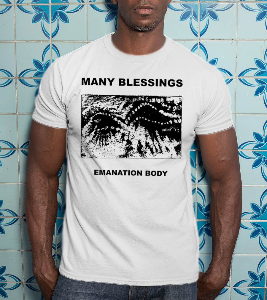 Many Blessings Emanation Body Textural Abstract T-Shirt