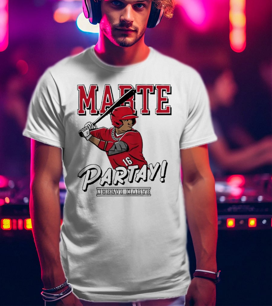 Marte Partay Noelvi Marte Cincinnati Reds Mlbpa T-Shirt