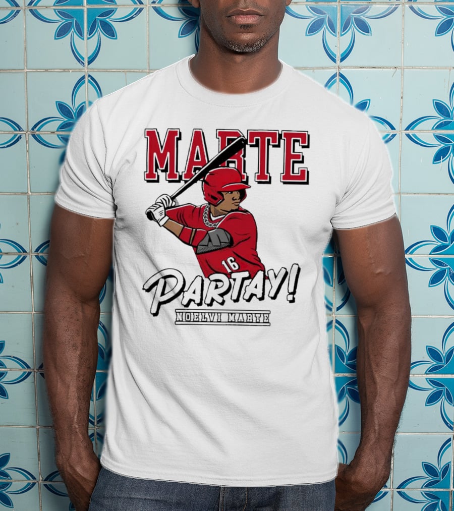 Marte Partay Noelvi Marte Cincinnati Reds Mlbpa T-Shirt