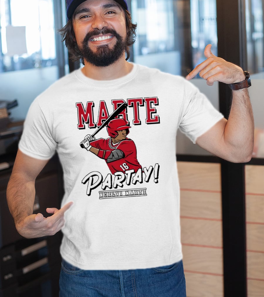 Marte Partay Noelvi Marte Cincinnati Reds Mlbpa T-Shirt