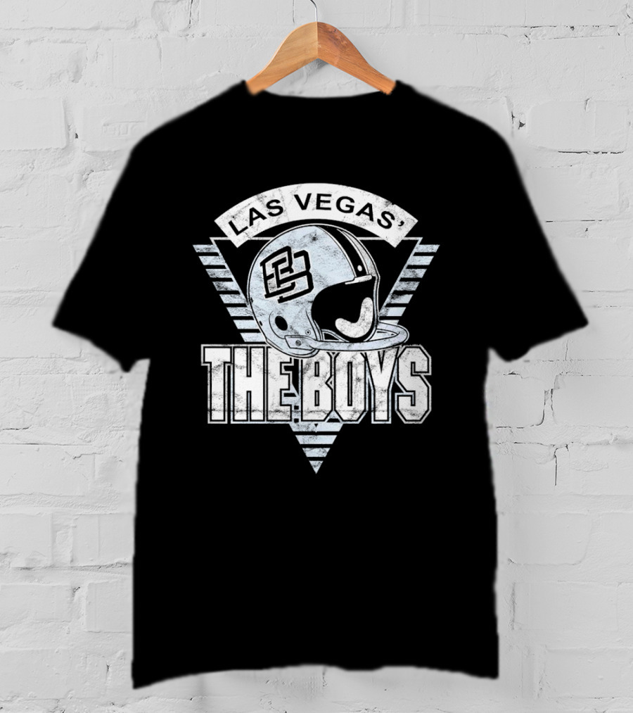 Las Vegas The Boys Football Helmet T-Shirt