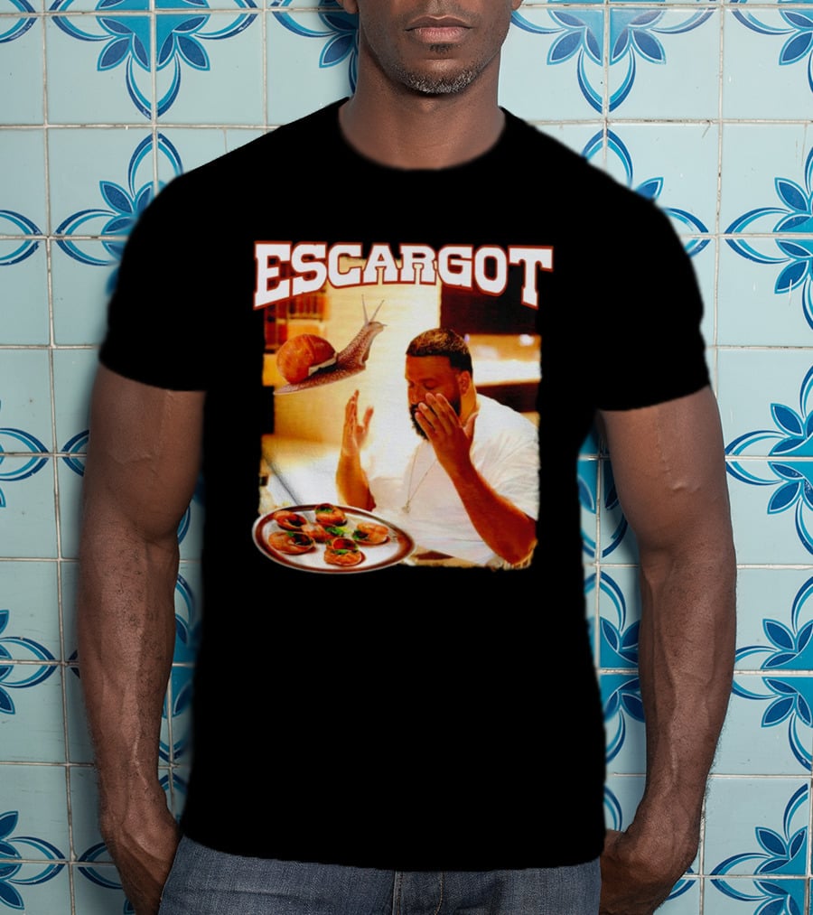 Escargot DJ Khaled With Snail And Gourmet Dish T-Shirt
